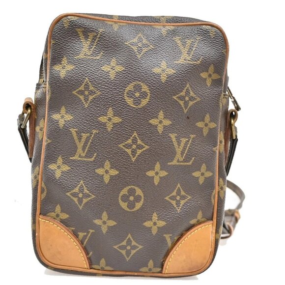 LOUIS VUITTON Danube Shoulder Bag Monogram Leather Brown France M45266 31KB528 - Picture 3 of 15